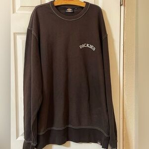 Dickies Men's Dark Gray Crewneck Sweater